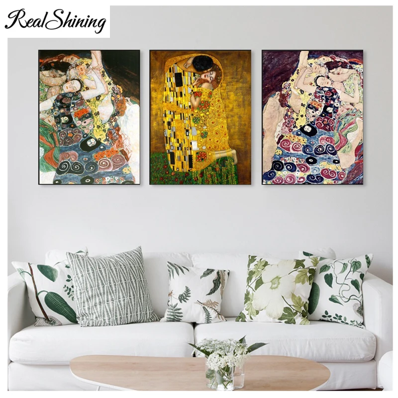 Gustav Klimt The Kiss Women 999