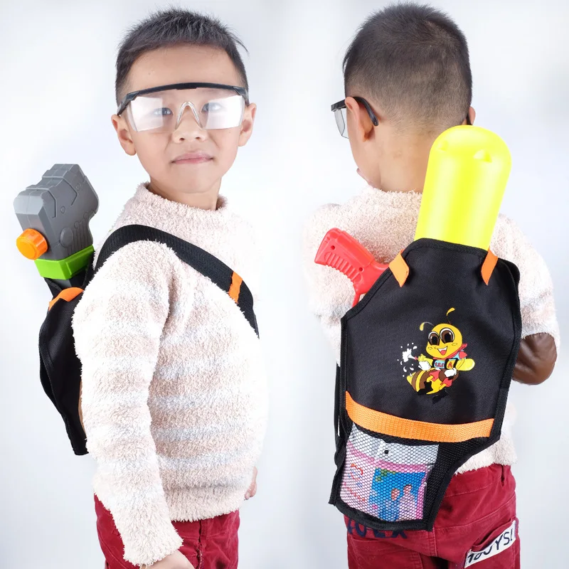 Children Big Toy Gun Backpack Gun Blaster Fighting Type Toys Water Gun
