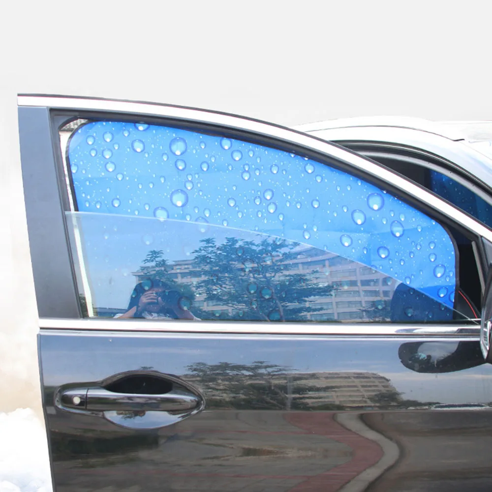 

Car Window Sun Visor Protector Window Sunshade Curtain Magnetic Adjustable Single-layer