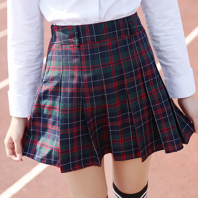 Nueva falda para niñas, uniformes escolares, faldas cortas para estudiantes, Falda plisada de Nueva falda para niñas, uniformes escolares, faldas cortas para estudiantes, Falda plisada de