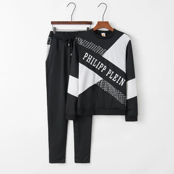 

Women Love Sweatsuit 2 Two Piece Set Female Black Tracksuit Zipper Hoodies Top + Pants Ladies Long Sleeve Outfit Sporting Suit