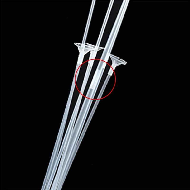7 Tubes Balloons Column Holder Clear Plastic Balloon Base Balloon Floating Stand for Wedding Decor Illuminate Party Supplies (5)