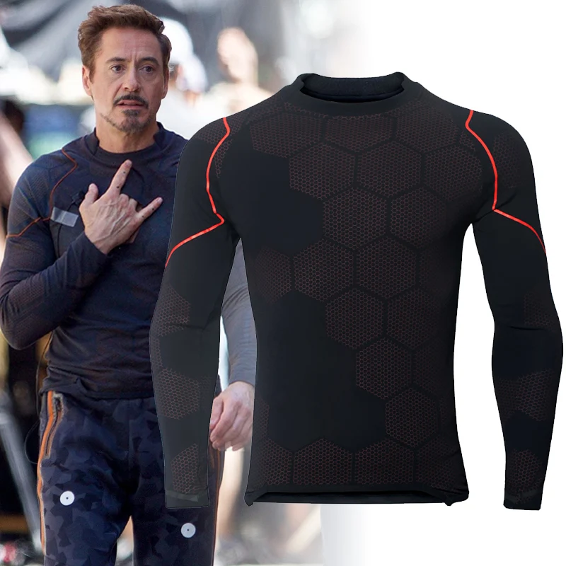tony stark long sleeve shirt