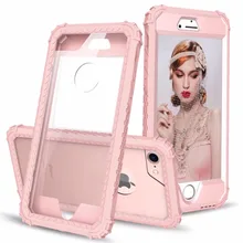 

Shockproof Phone Case for iPhone 6 6S Plus,PC+TPU 2-Layers Hybrid Full-Body Protect Cover for iPhone 7 Plus Anti-Knock Shell
