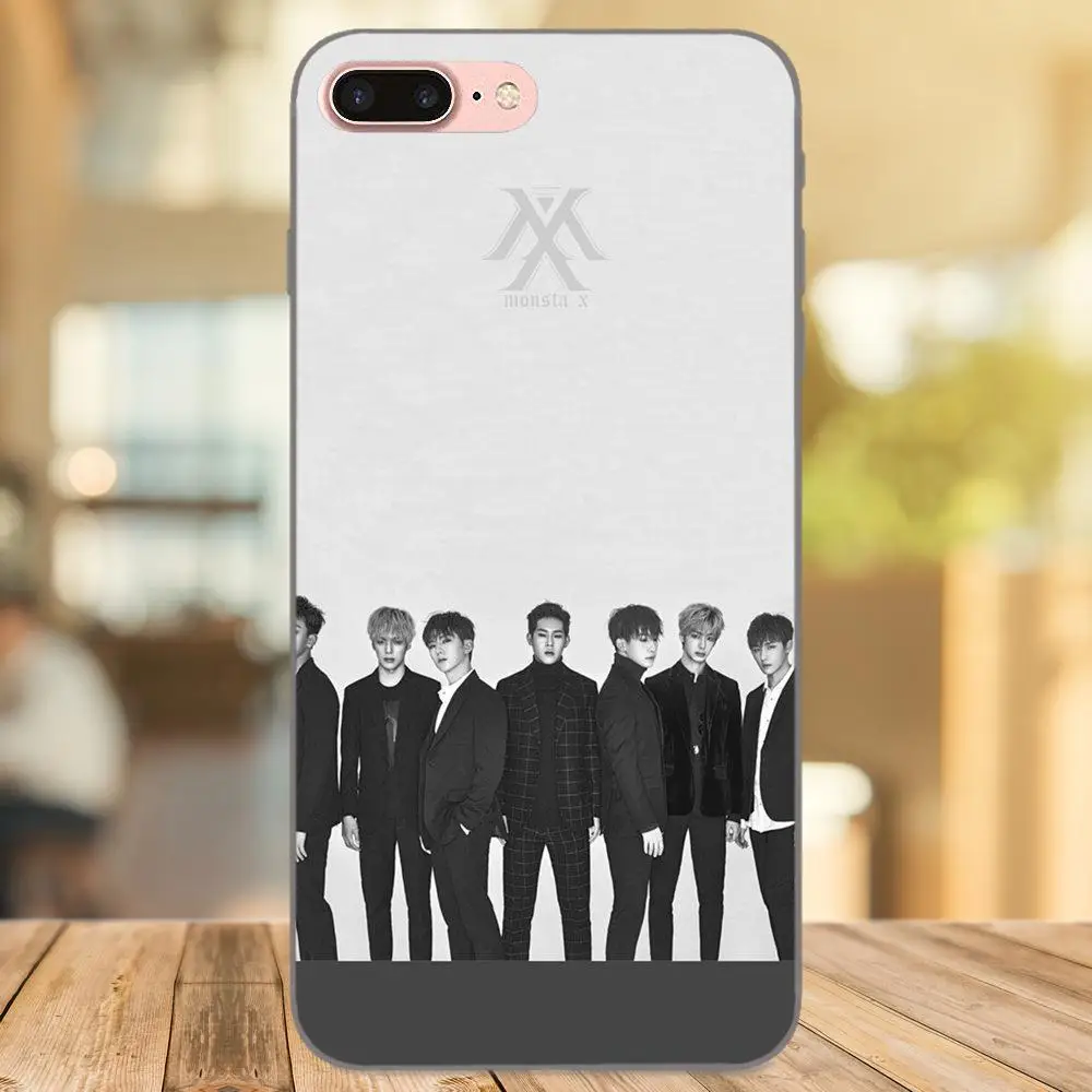 Уникальный мультяшный узор Monsta X Kpop для Samsung Galaxy I9082 Note 4 8 9 S3 S4 S5 S6 S7 S8 S9 S10 Edge Plus Lite