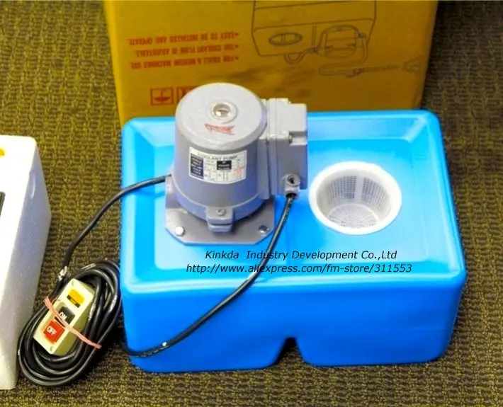 Coolant tank systems for machine cooling, cooling pump with tank, 13L