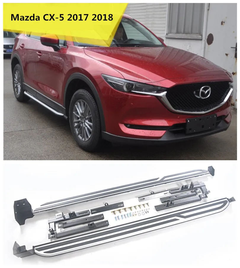 Для Mazda CX-5 2017 2018 бег Панели авто боковые шаг бар педали Высокое качество