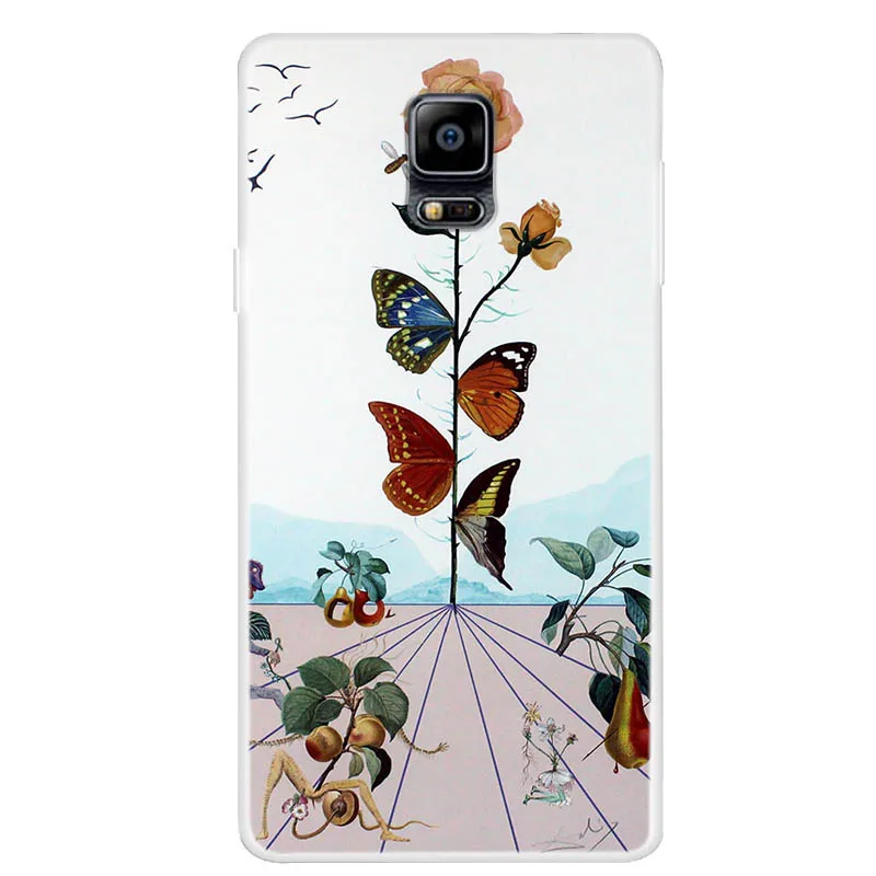 293727-三星note4 欢乐小镇软壳-蝴蝶花