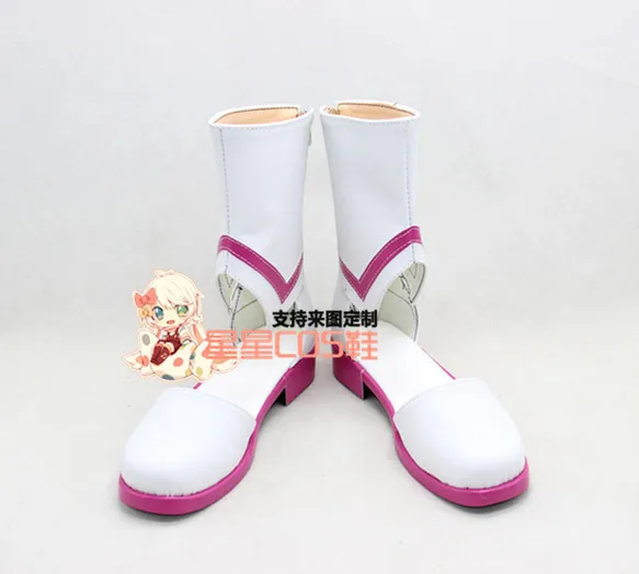 Elsword Elemental Maestro Aisha Revan Cosplay Scarpe Stivali X002