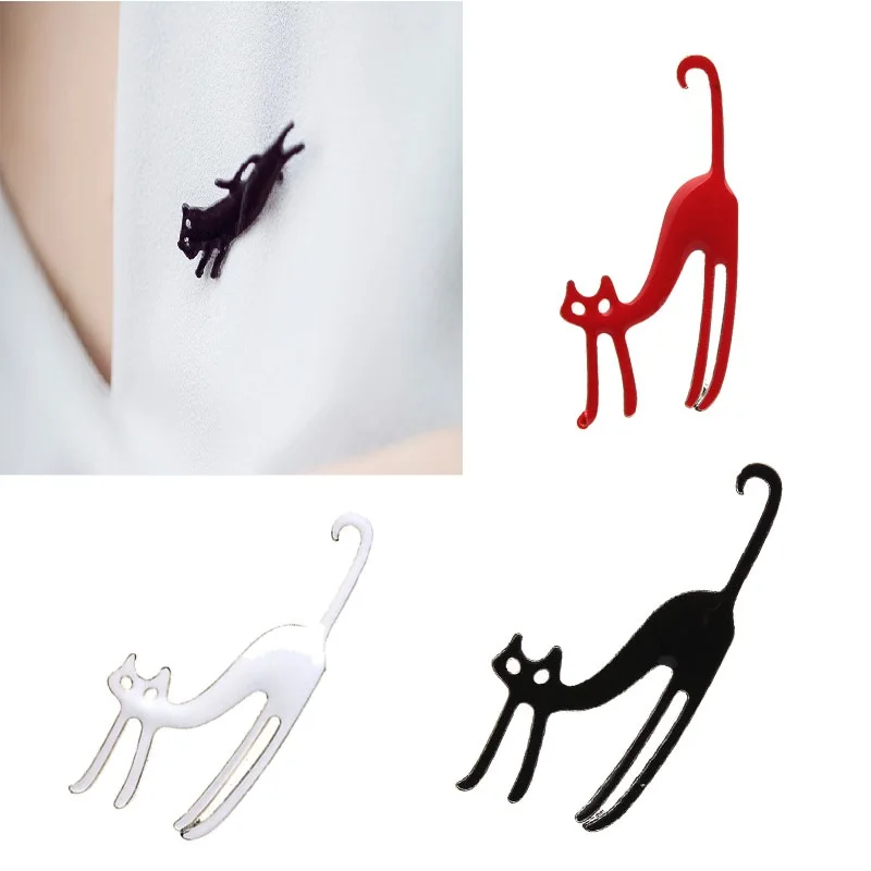 Новинка Лидер продаж корейская мода 5 стилей милый кот брошь животного Cat
