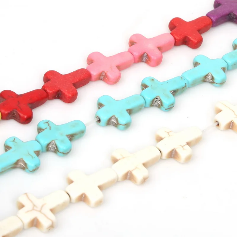 Лидер продаж плоские синтетические светло-голубые бусины Howlite 15 дюймов/нить