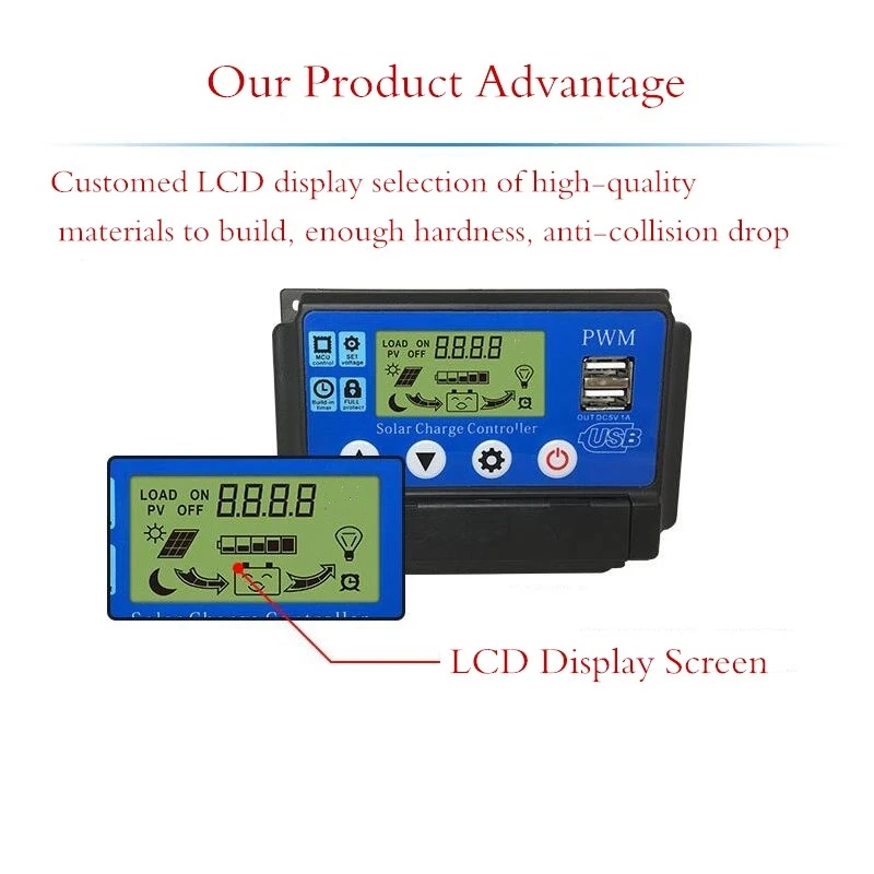 SUNYIMA 12 V/24 V 50A ЖК-дисплей за максимальной точкой мощности, Солнечный контроллер заряда для солнечной панели регулятор 10/20 Вт, 30 Вт, 40A Батарея ток лампы дисплей
