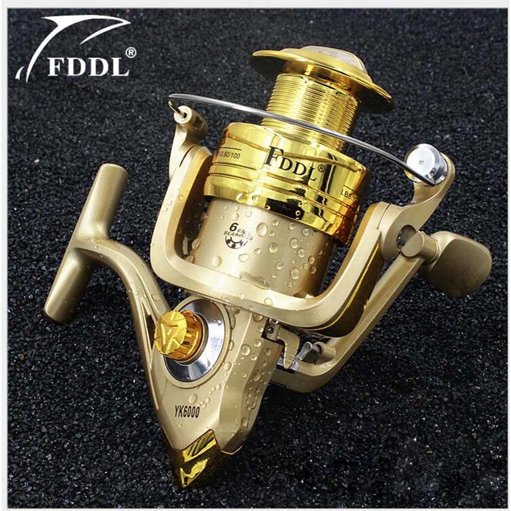

HOT SALE!! Spinning reel fishing reel YK1000-YK6000 6BB 5.2:1 spinning reel casting fishing reel lure tackle