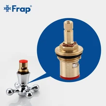 Frap 10pcs Brass Cartridge for kitchen Faucet Cartridge Water Mixer Tap Inner Faucet Valve Basin Bathroom tap Accessories F52-4
