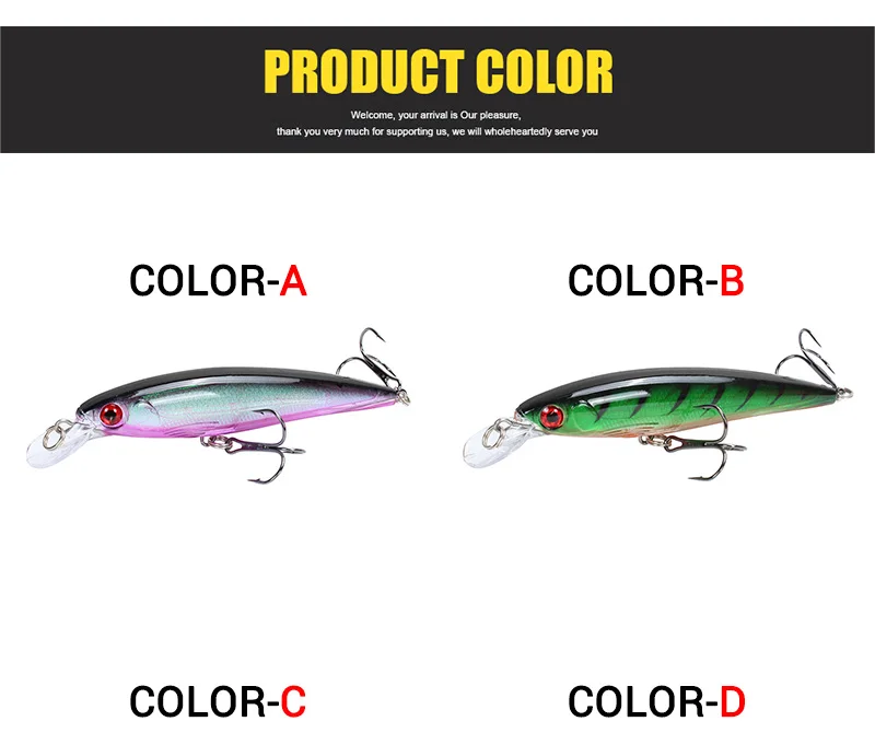 Amlucas Minnow Fishing Lure Laser Hard Bait 11cm 13.5g Floating Fishing Wobblers Crankbait 3D Eyes Swimbait Peche Fishing Tackle