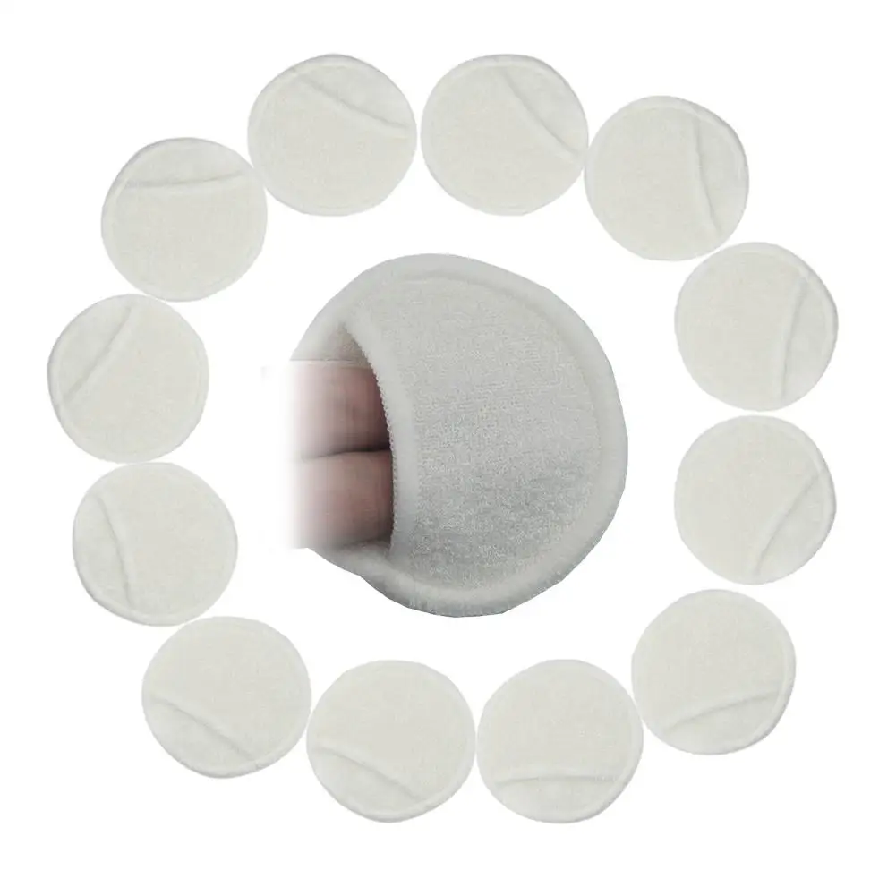

Bamboo Makeup Remover Pads Reusable Organic Bamboo Cotton Rounds with Mesh Laundry Bag Eye Makeup Remove Face Wipe