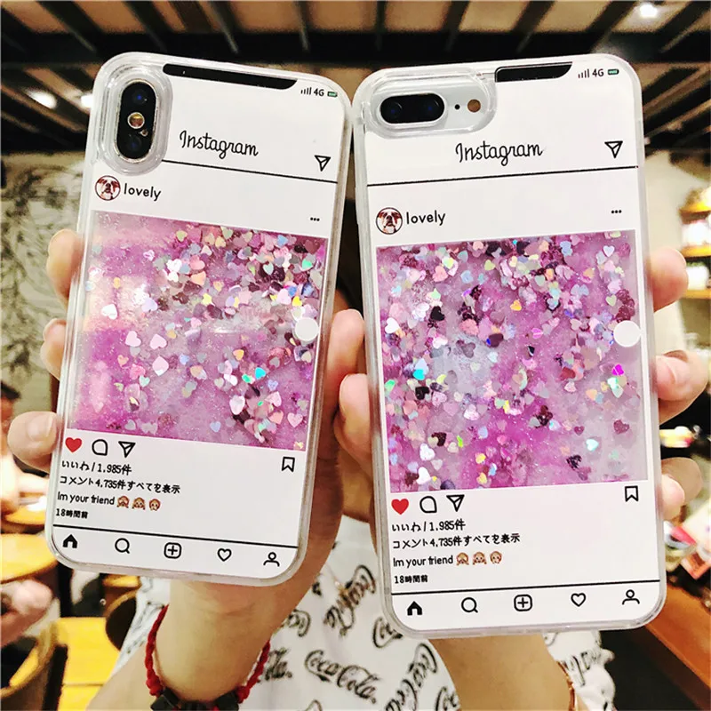 

Fashion Screenshot Dynamic Liquid Quicksand Mobile Phone Case for Huawei P20,P20 Lite,P20 Plus V10 NOVE 2S ,Honor 10 Case Cover