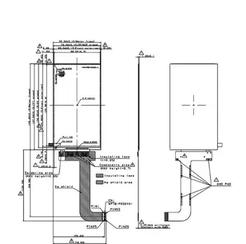 

3D printer light curing display 2560x1440 2K LS055R1SX03 5.5 inch VR HD screen with HDMI to MIPI controller board