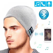 QINGRX Wireless Bluetooth Headphones Music Hat Smart Caps Headset Earphone Warm Beanies Winter Hat with Speaker Mic for Sport sport wireless bluetooth headset music hat colorful smart cap headphones beanie warm winter hat with speaker mic earphones