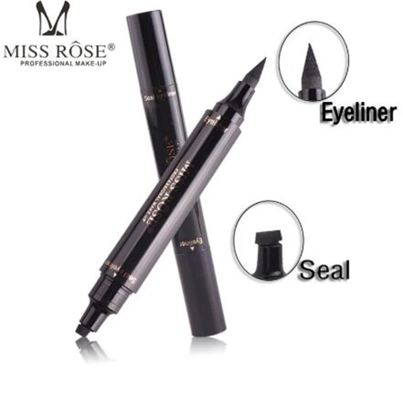 

MISS ROSE stamp eyeliner one eyeliner one eyeliner tail stamp two models