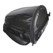 Leather Waterproof Motorcycle Tail Tank Bag Saddle Pouch Storage Bag Gadgets