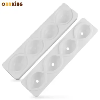 

OBRKING Silicone 3D 4Cavity Lemon Moses Cake Mold Chocolate Jello Candy Sugarcraft Soap Molds Fondant Decorating Baking Tools