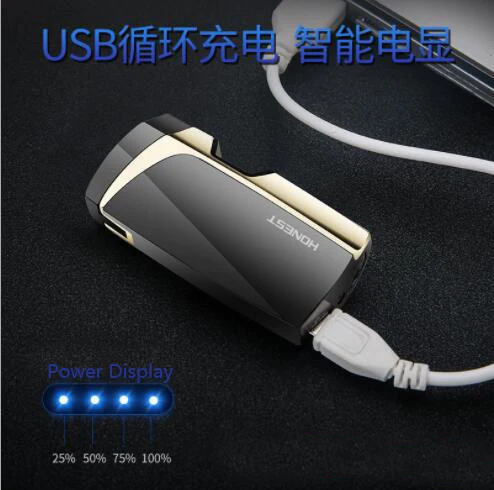 Новая Honest USB электрическая зарядка Зажигалка Лазерная индукция интеллектуальная