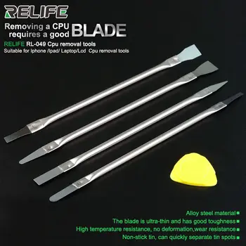 

RELIFE RL-049 Dedicated Disassembly knife for Mobile Phone Motherboard Chip CPU Cutter Ultra-thin Wear-resistant Removal Tools