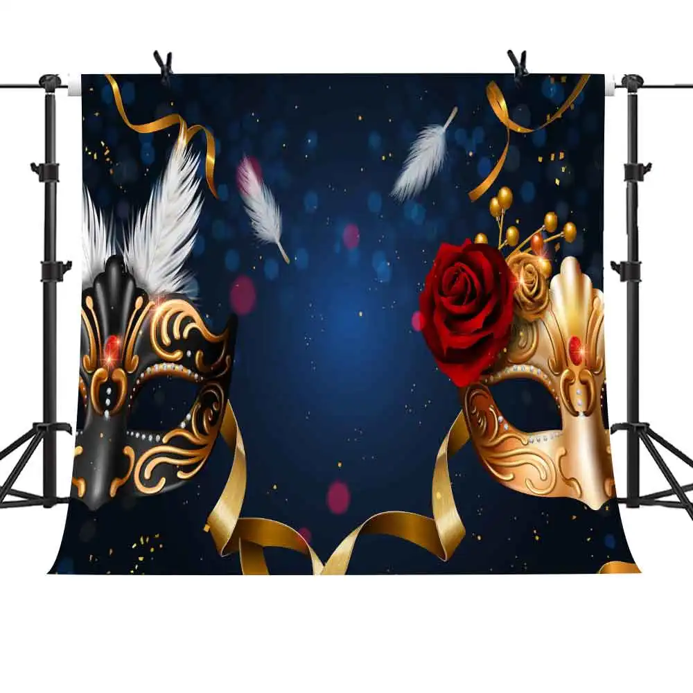 

MEMETY Fantasy Background Masquerade Mask Background YouTube Photo Studio Props Backdrop