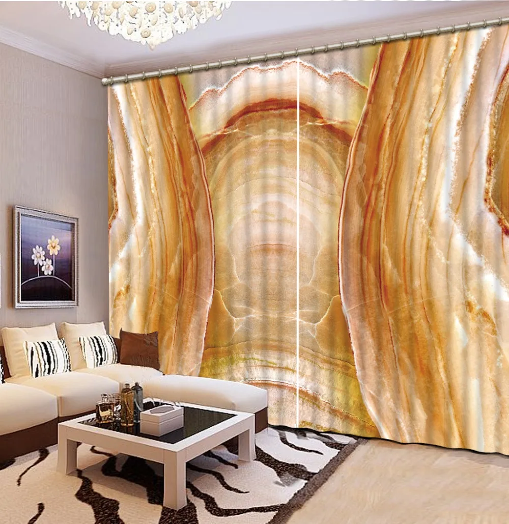 3D Curtain Photo Customize size Stone Color Pattern Home Bedroom Decoration Blackout Fabric | Дом и сад