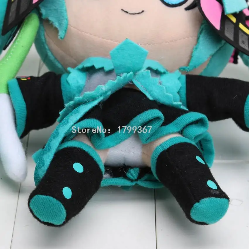 Японский аниме плюшевая игрушка для костюма vacaloid Hatsune Miku, улыбающиеся плюшевые куклы 16/24 см;