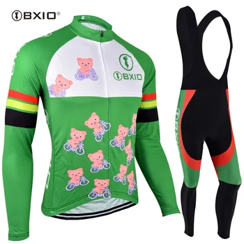 

BXIO Ropa Ciclismo Mtb Cycling Jersey Long Sleeves Women Mountain Bike Sportswear Maillot Cycling Sets Clothing BX-0109G103