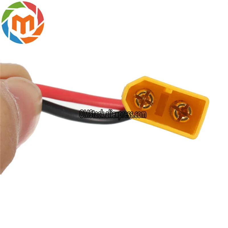1Pc-16AWG-25cm-XT60-Connector-to-Banana-Plug-4mm-Battery-Connectors-Charger-Cable-Adapter-For-Vehicles (5)