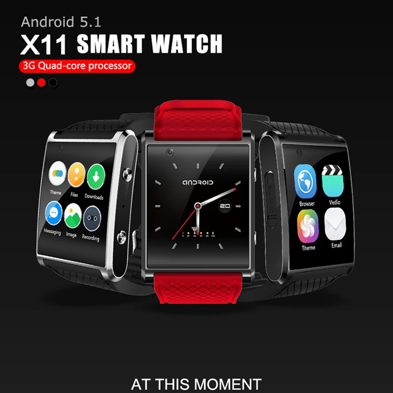 X11 PK Q7 S11 Smart Watch Android 5.1 OS 1.39 inch Amoled Screen 3G
