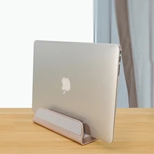 Алюминиевый сплав ноутбук поддержка подставка держатель для Macbook Air Pro PC роскошный Настольный портативный металлический компьютер вертикальный кронштейн