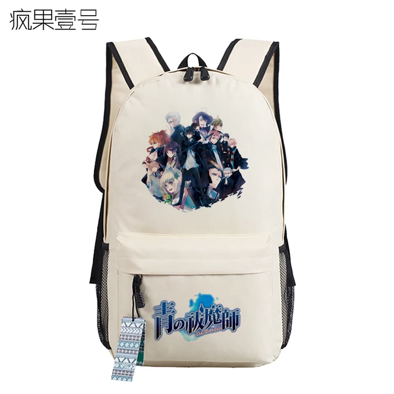 

Anime Blue Exorcist Cosplay okumura rin Cos Anime around backpack student male and female casual computer bag