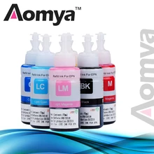 6*70 мл набор для наполнения чернил EPSON совместимый L800 L805 L810 L850 L1800 L351 L350 L551 чернила для принтера T6731 T6732 T6733 T6734 T6735 T6736