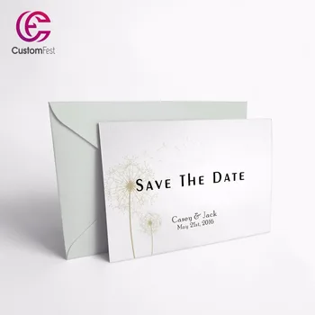 

Personalized Thank you card save the date classic dandelion whole set available GXK024