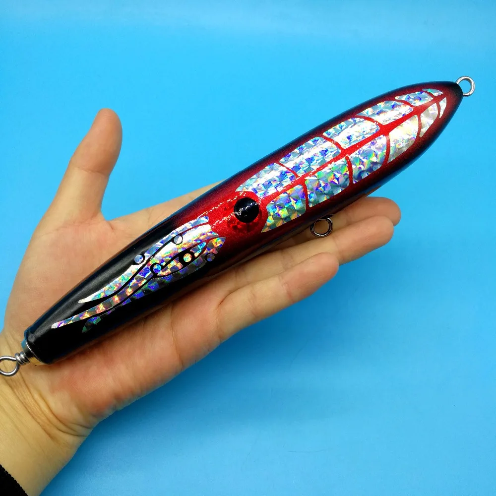 HOOFISH 1 шт. Stickbait GT поверхность Троллинг приманка для рыбалки карандаш 85 г/20 см 3 цвета ручная работа жесткая приманка