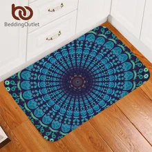 BeddingOutlet Мандала ковер Нескользящая мягкая Ванная комната ковролин Фиолетовый Синий Красный в богемном стиле Придверный коврик для улицы вход 50x80 см коврик