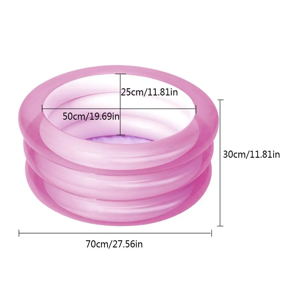 

Baby Inflatable Swimming Pool Kids Toy Round Paddling Pool Ocean Ball Pools Water Fun Cool Summer Outdoor Activity PVC Plastic