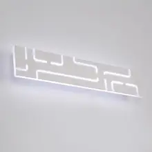 Скандинавское зеркало для ванной светодиодные лампы для дома Декор крепление для светильника кухня современная светодиодная настенная лампа Белое железо акрил