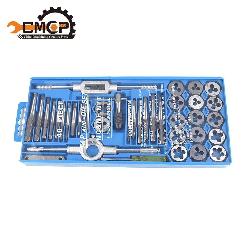 

40pcs Imperial Tap and Die Set Screw Tap Wrench and Die Kit