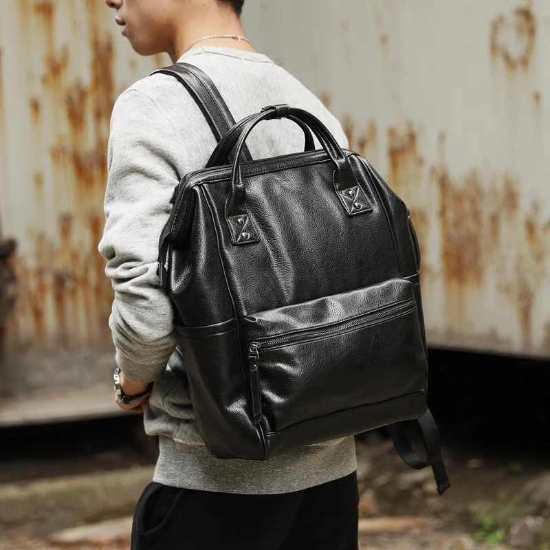 

Tidog Multifunctional Leather street fashion casual backpack
