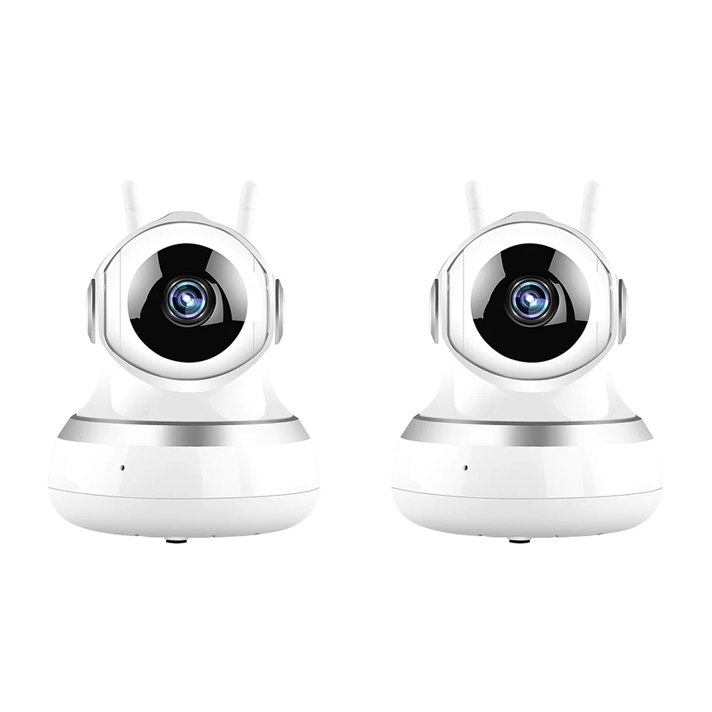 

2pcs Home Security IP Camera Wireless Smart WiFi Camera WI-FI Audio Record Surveillance Baby Monitor HD Mini CCTV Camera