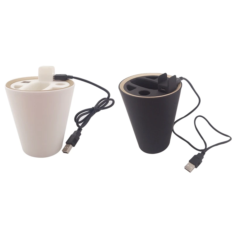 

Ashtray Design Storage Box Multifunctional Charger Black ABS Material Plus Universal Car Charger For IQOS 2.4