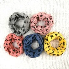 Новинка года, осенне-зимний детский воротник Детский шарф для мальчиков и девочек, Мультяшные Детские шарфы с круглым вырезом