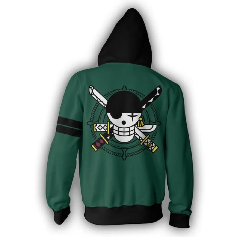 Anime One Piece 3D Hoodie Sweatshirts Trafalgar Law Cosplay Pirates Of Heart Thin Pullover Hoodies Tops Outerwear Coat Outfit