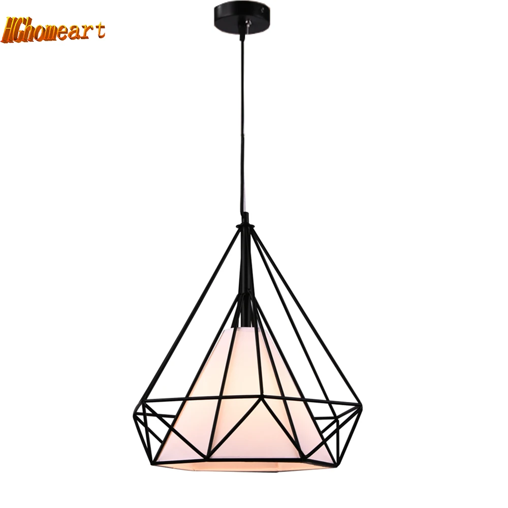 

American Loft Style Industrial Retro Pendant Light E27 Iron Living Room Restaurant Bar Counter Loft Bookstore Light