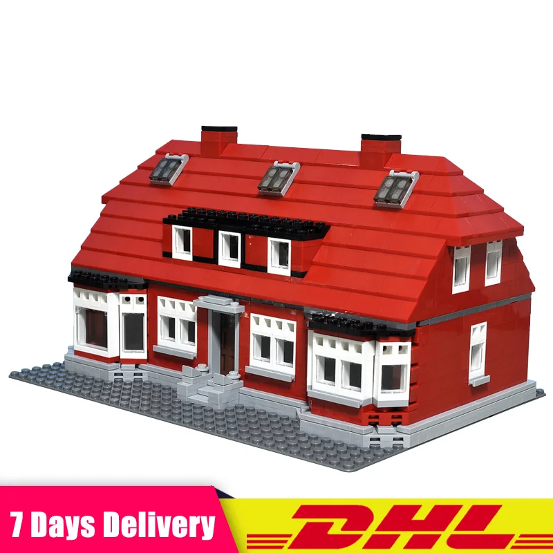 

DHL IN Stock LEPIN 17006 928Pcs The Red House City Street Model Building Blocks Bricks Toys Gifts Compatible LegoINGlys 4000007